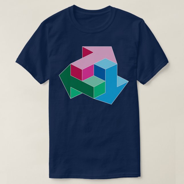 3D-pilar T Shirt (Design framsida)