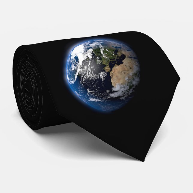 3D-planeten i mörken Slips (Rullad)