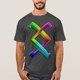 3D PRIDE Kärlek Rune T Shirt