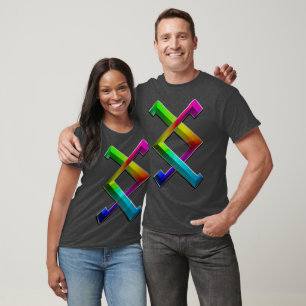 3D PRIDE Kärlek Rune T Shirt