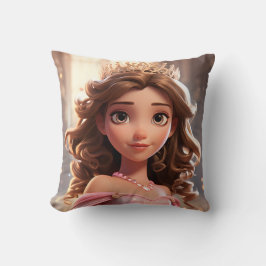 3D Princess pillow Kudde