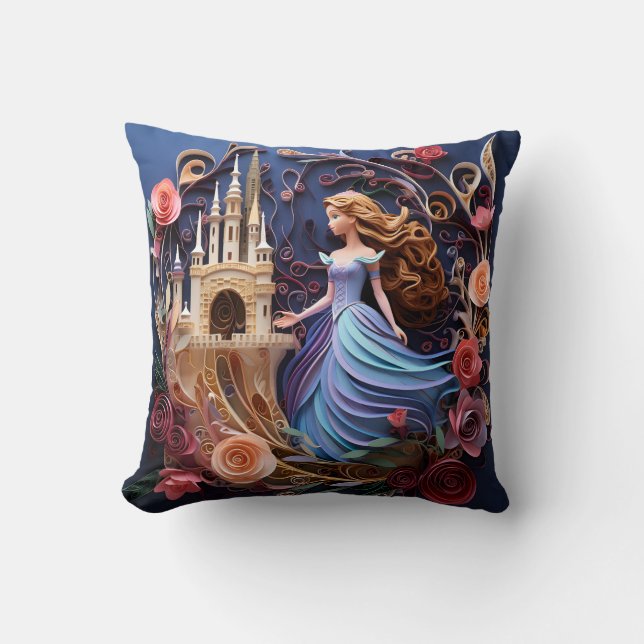 3D Princess pillow Kudde (Framsida)
