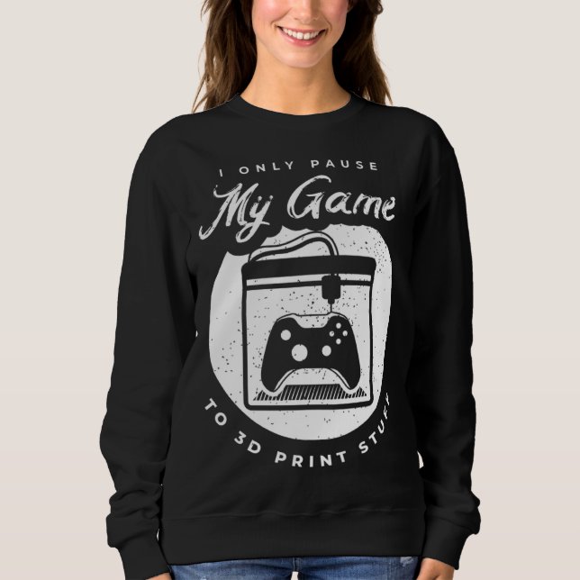 3D Printing for a 3D Printer Enthusiast T Shirt (Framsida)