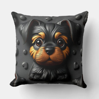 3D Puppy Pillow Kudde