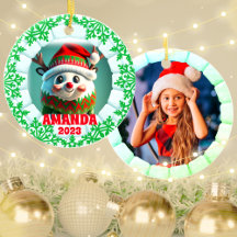 3D Reindeer-Anpassningsbarna Kids Photo