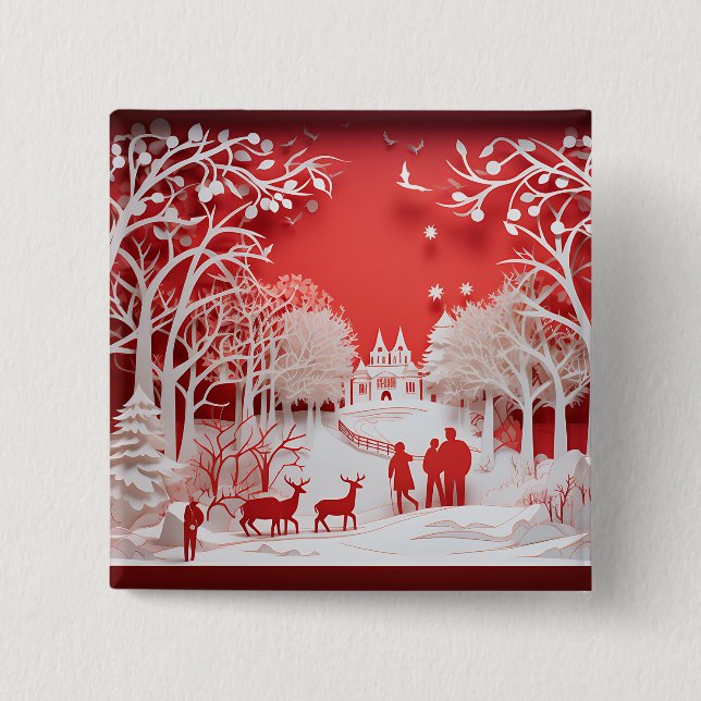 3D-renar och människor i byn Knapp (Framsida)