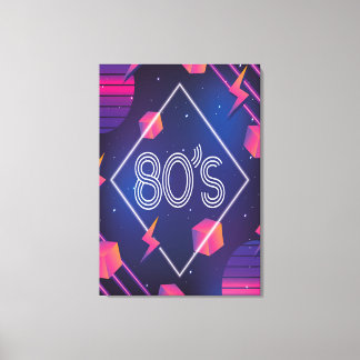 3D Retro Art Canvastryck