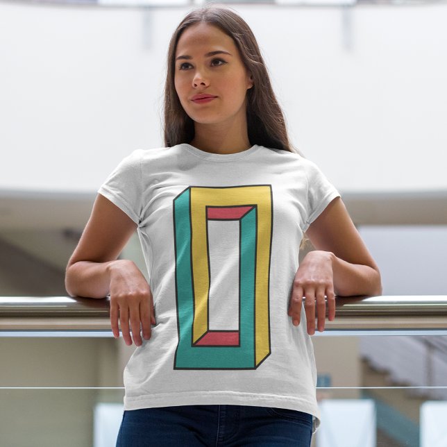 3d Retro-form T Shirt (Skapare uppladdad)