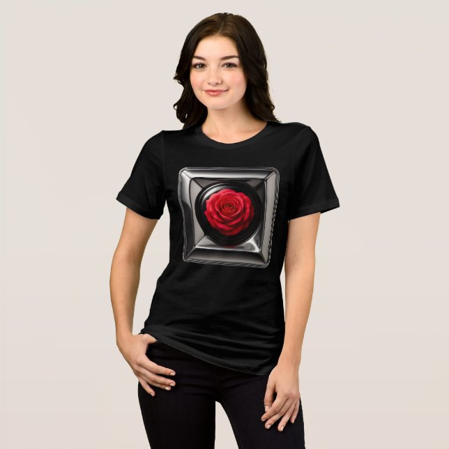 3D Ros Kub T Shirt (Framsida Full)