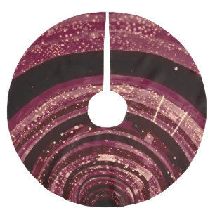 3D-rymd, sci-fi-bakgrund. Julgransmatta Borstad Polyester