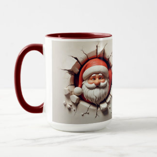 3D Santa Mugg