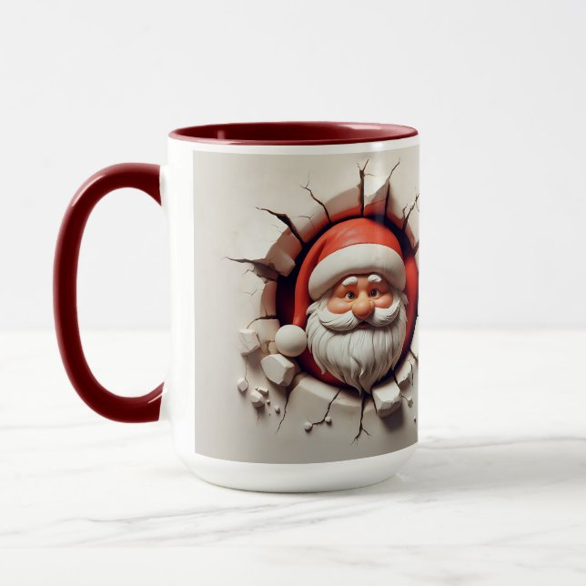 3D Santa Mugg (Vänster)
