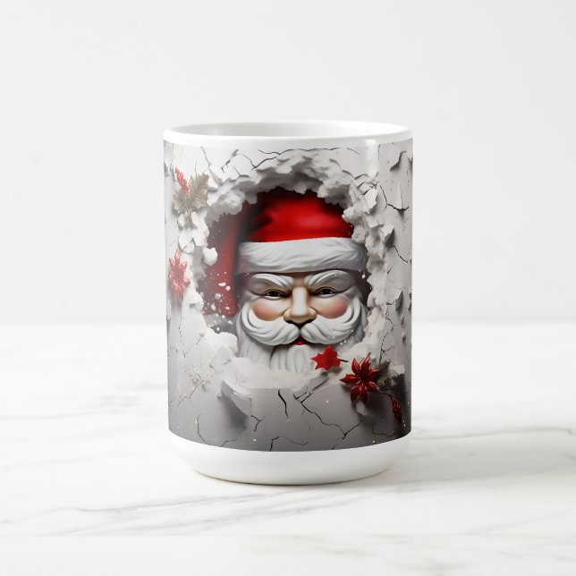 3D Santa Smash Kaffemugg (Center)