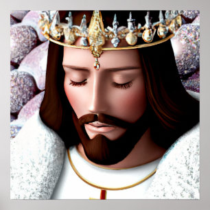 3D Se AI Kung i Universe Jesus Poster
