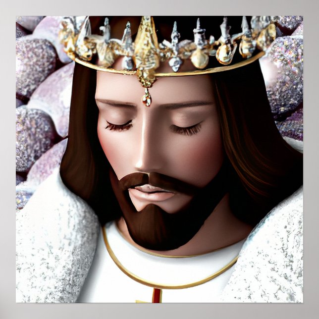 3D Se AI Kung i Universe Jesus Poster (Framsidan)