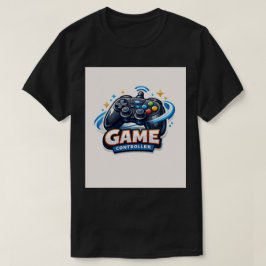3D-Serieteckning Gamecontroller T-shirt-logotyp T Shirt