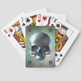 3D-skalle Casinokort