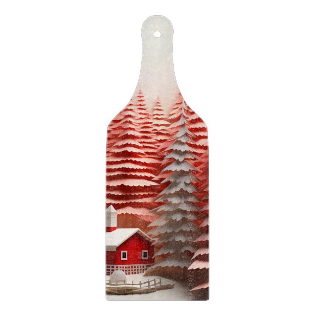 3D Skandinaviskt vinterlandskap (Framsidan)