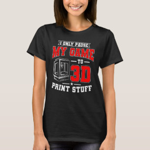 3d Skriva ut Digital 3d Printer Gamer Skriv ut Mas T Shirt