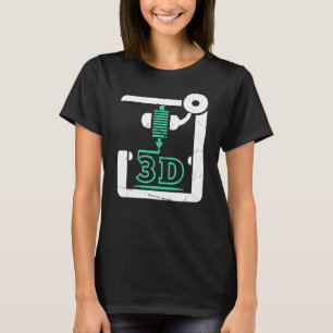 3d-skrivare Cnc G-kod 3d-skrivare T Shirt