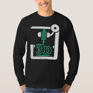 3d-skrivare Cnc G-kod 3d-skrivare T Shirt