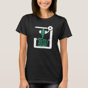 3d-skrivare Cnc G-kod 3d-skrivare T Shirt