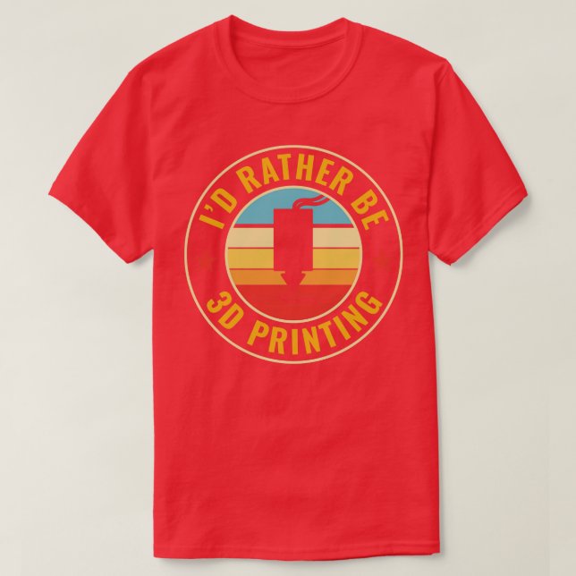 3D-skrivarens funktionella ID Snarare 3D-utskrift T Shirt (Design framsida)
