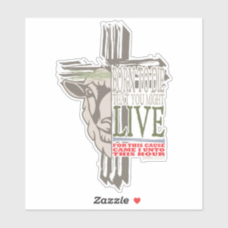 3D-skugga Kor-lykta med lykta som föds upp för att Klistermärken