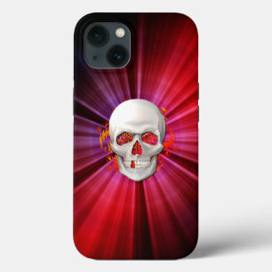 3D Skull vid ljusbrand