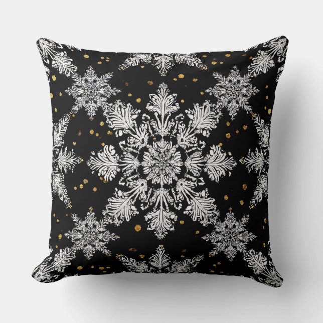 3d snöflingor kudde (Framsida)