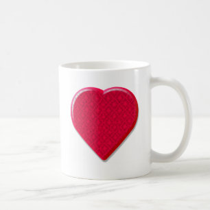 3D Snöre Heart Mugg