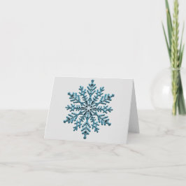 3D Snowflake Kort