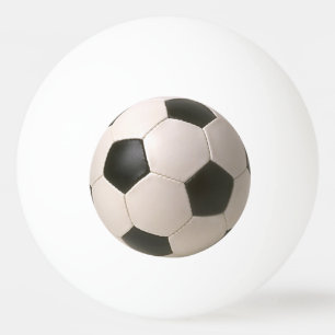 3D Soccerball Black White Football Pingisboll