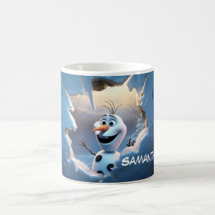 3D söt Snögubbe-helgdag Kaffemugg