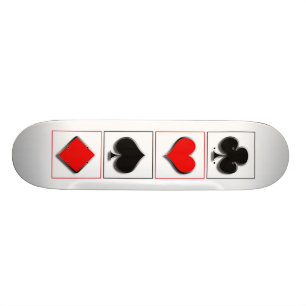 3D-spelkort kostym Old School Skateboard Bräda 21,6 Cm