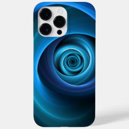 3D Spiral Blue Färg Modern Abstrakt Fractal Art