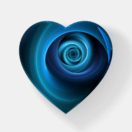 3D Spiral Blue Färg Modern Abstrakt Fractal Art