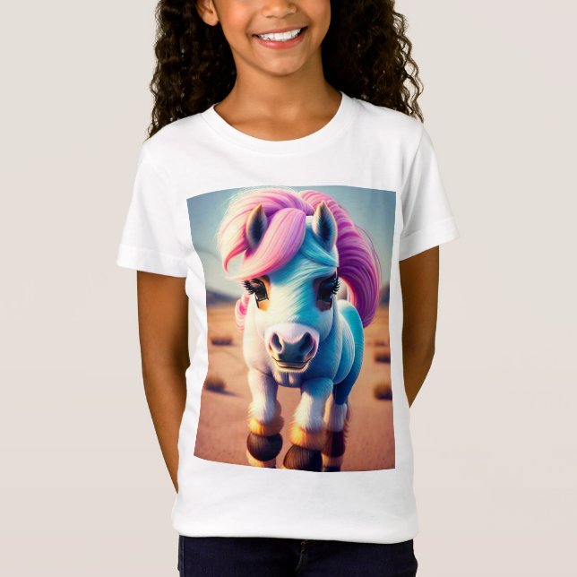3D Spirit Pony 4 T-Shirt (Framsida)