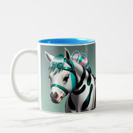 3D Spirit Pony 7 Två-Tonad Mugg