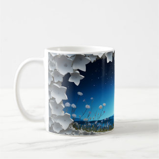 3D Starry Night-design Kaffemugg
