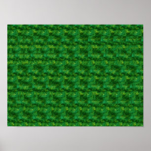 3D Stereogram Dolt lugn Affisch