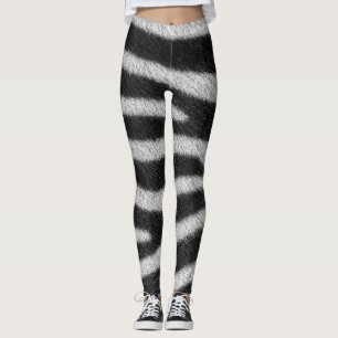3d Stunning Animal mönster i Zebra-huddesign Leggings