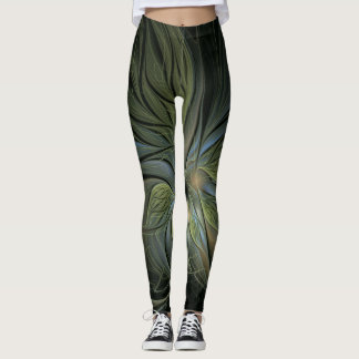 3d Stunning Boho-mönster i svart Leggings