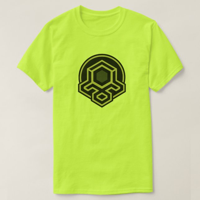 3D Symmetrisk Avancerad Konst Herr T-Shirt (Design framsida)