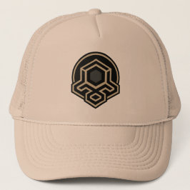 3D Symmetrisk Avancerad Konst Trucker Hatt Keps
