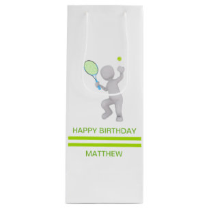 3D Tennis Player Tennis Racket Boll Personlig