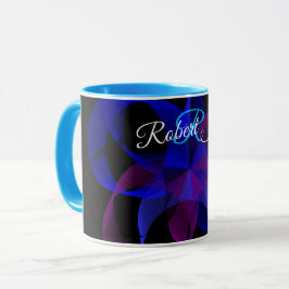 3D Till 2D Cylinder Ring Geometrisk Kaffe kopp