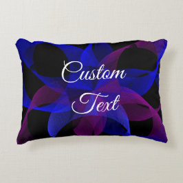 3D till 2D Geometrisk cylinder med Ring-accentbelä Prydnadskudde