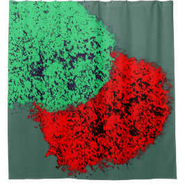 3D TITTAR GALAXY! SHOWER CURTAIN