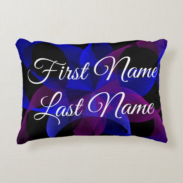 3D To 2D Cylinder Geometric Accent Parody Pillow Prydnadskudde (Framsidan)